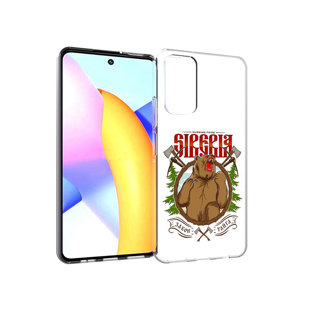 

Чехол MyPads Tocco для Huawei Honor 10 X Lite Тайга, Прозрачный, Tocco