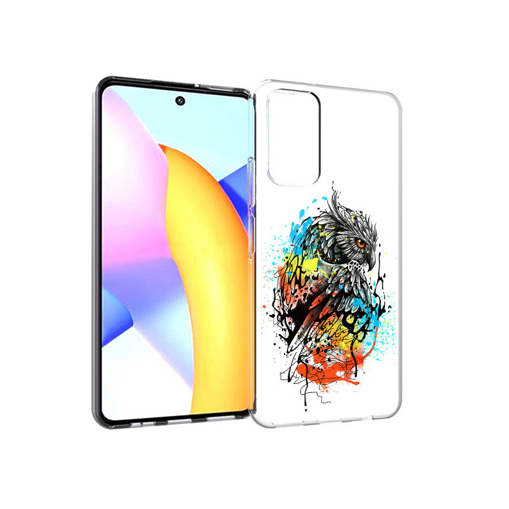 Чехол MyPads Tocco для Huawei Honor 10 X Lite Творческая сова