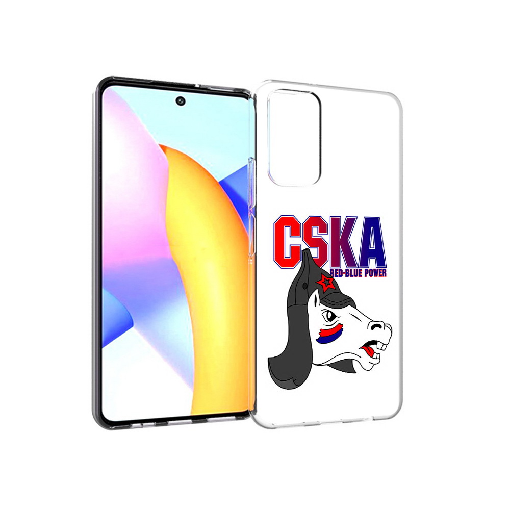 

Чехол MyPads Tocco для Huawei Honor 10 X Lite ФК ЦСК лошадка россия, Прозрачный, Tocco