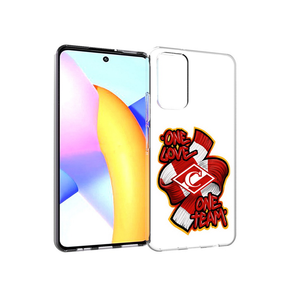 

Чехол MyPads Tocco для Huawei Honor 10 X Lite ФК спарак 1 любовь, Прозрачный, Tocco