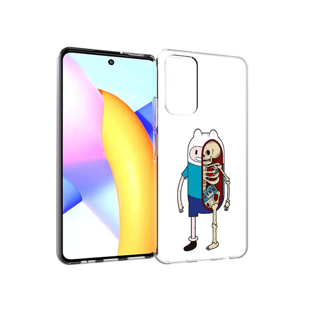 

Чехол MyPads Tocco для Huawei Honor 10 X Lite Финн скелет, Прозрачный, Tocco