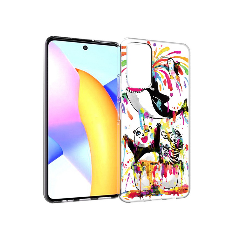 

Чехол MyPads Tocco для Huawei Honor 10 X Lite Хиппи кит, Прозрачный, Tocco