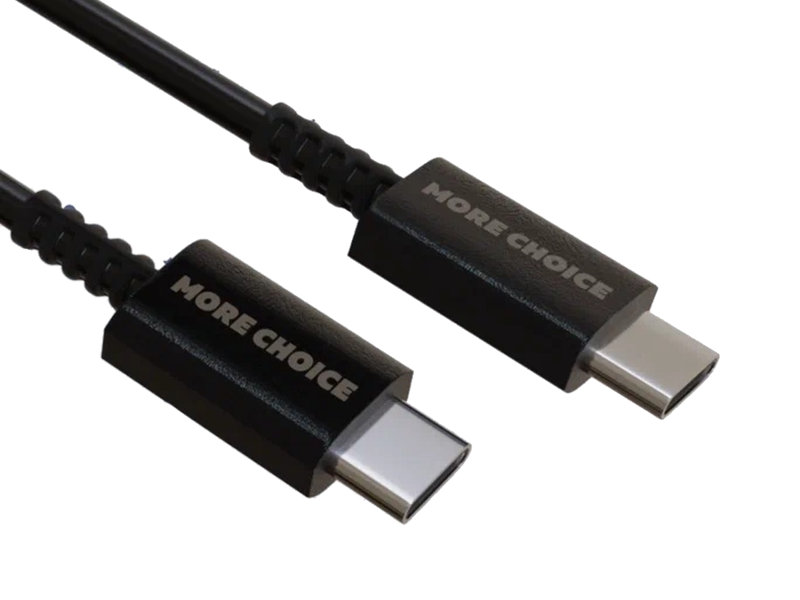 фото Кабель more choice smart k76sa usb type-c - usb type-c 1m black 4627151196800