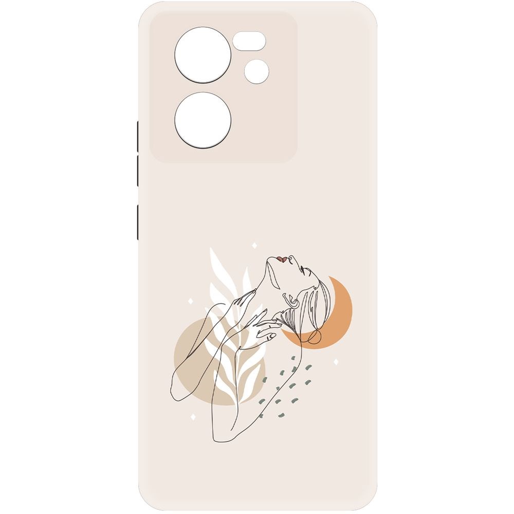 

Чехол-накладка Krutoff Soft Case Женственность для Xiaomi 13T Pro черный
