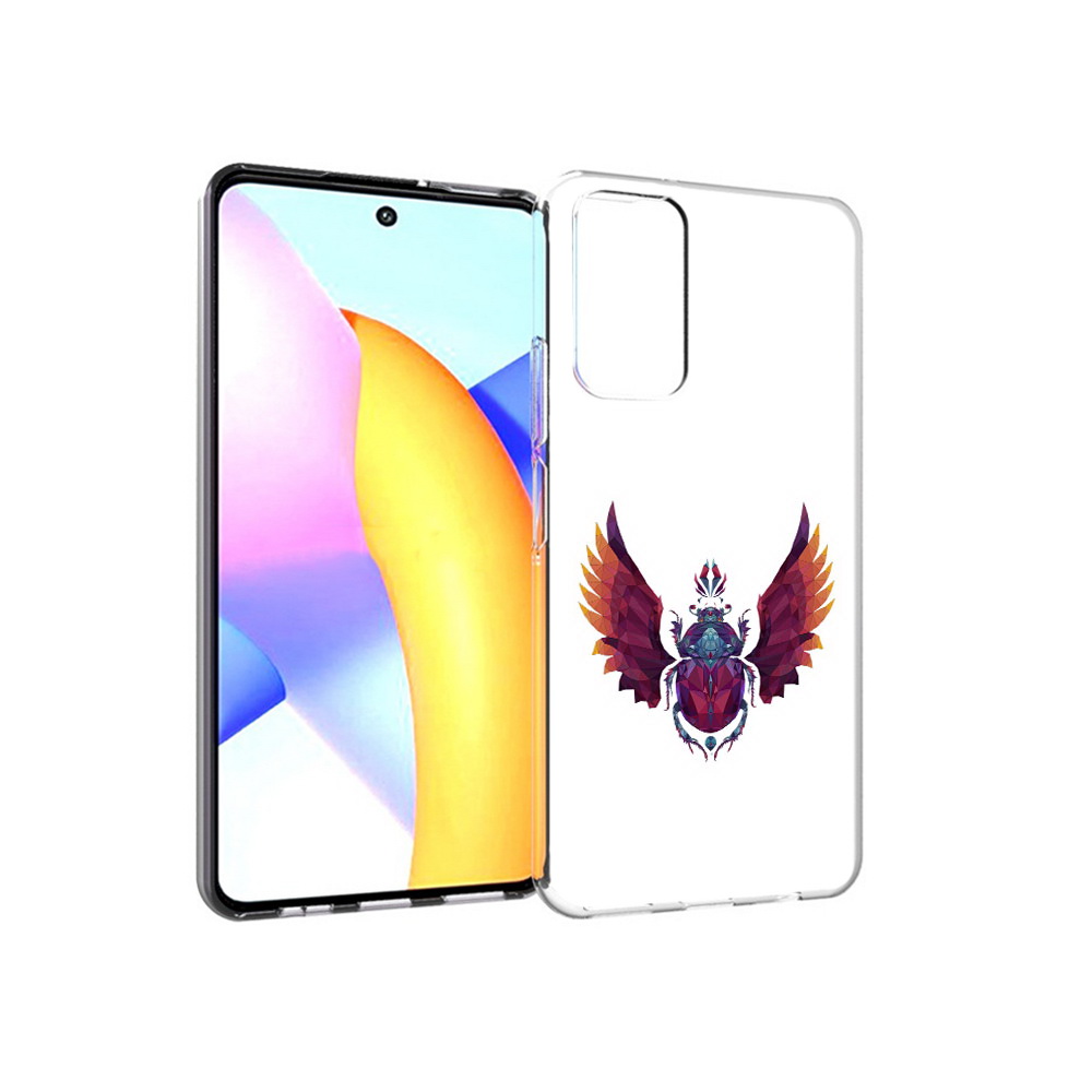 

Чехол MyPads Tocco для Huawei Honor 10 X Lite алмазный скоробей, Прозрачный, Tocco