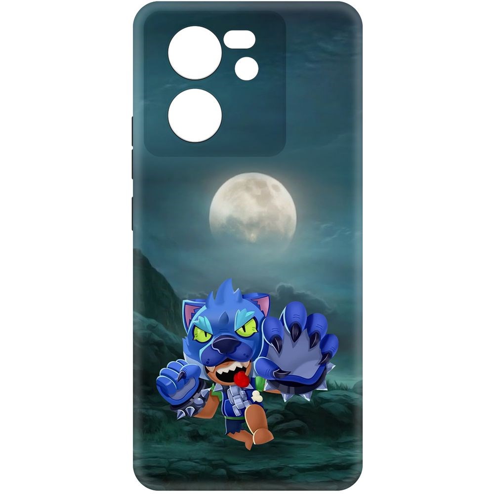 

Чехол-накладка Krutoff Soft Case Brawl Stars - Оборотень Леон для Xiaomi 13T Pro черный