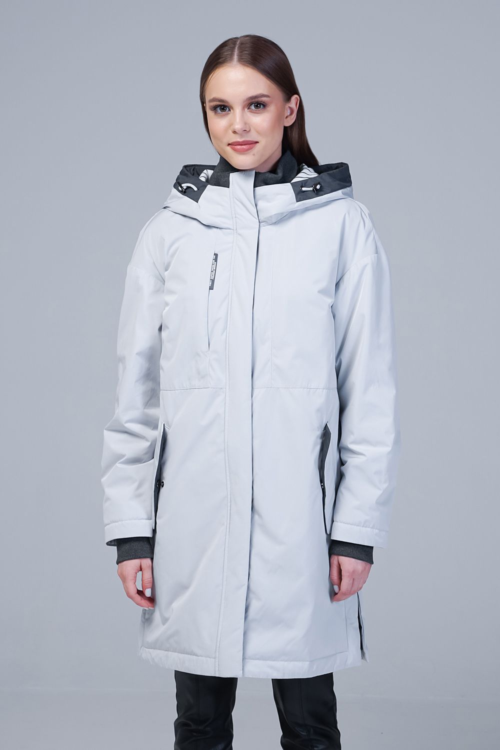 

Куртка женская OHARA CC-21502 серая 50 RU, CC-21502