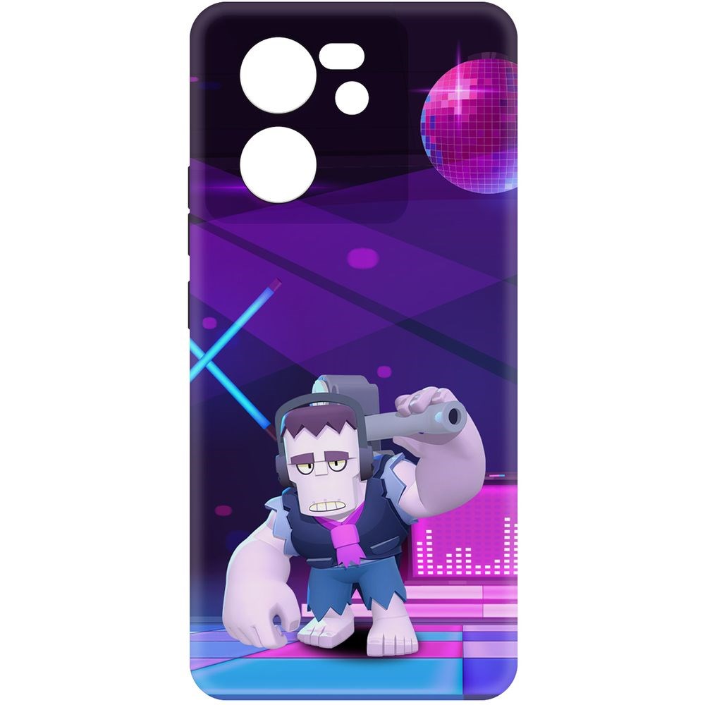 Чехол-накладка Krutoff Soft Case Brawl Stars - Фрэнк для Xiaomi 13T Pro черный