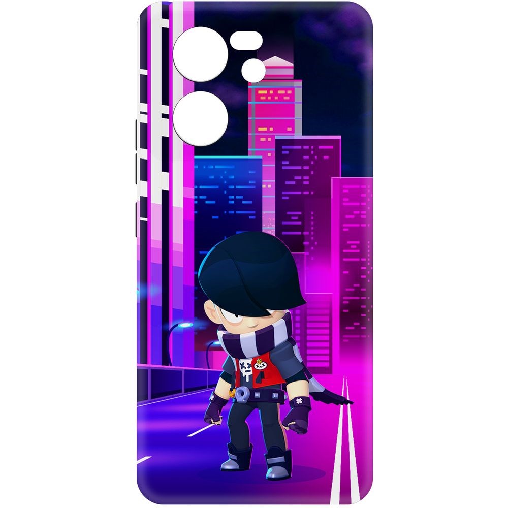

Чехол-накладка Krutoff Soft Case Brawl Stars - Эдгар для Xiaomi 13T Pro черный