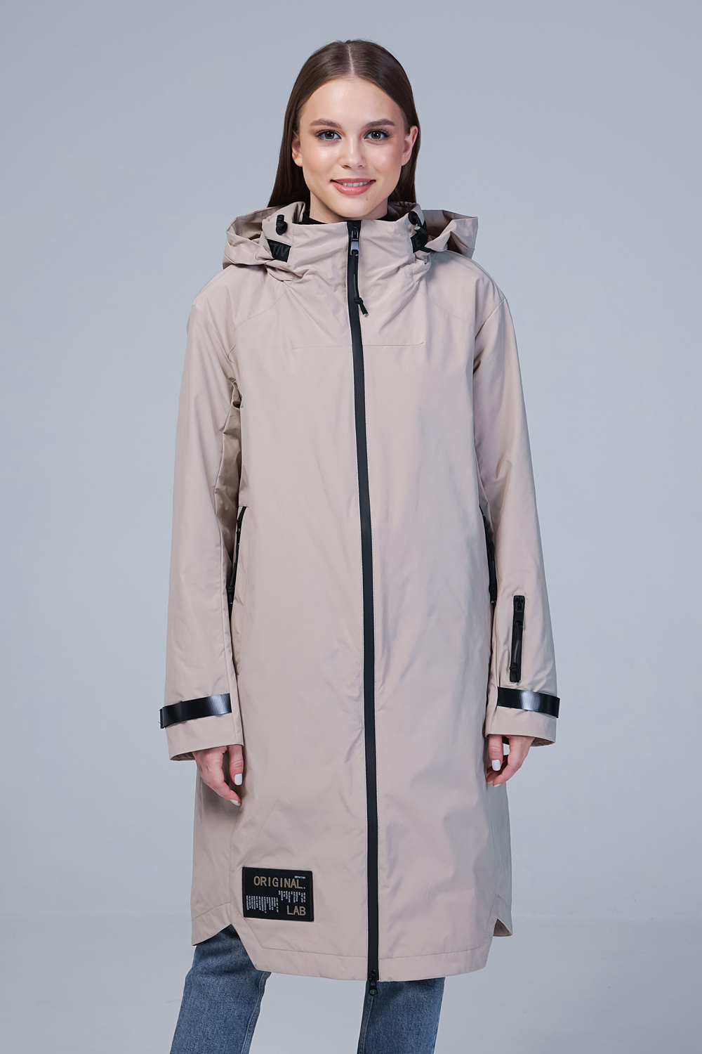 

Куртка женская OHARA CC-21702 бежевая 46 RU, CC-21702