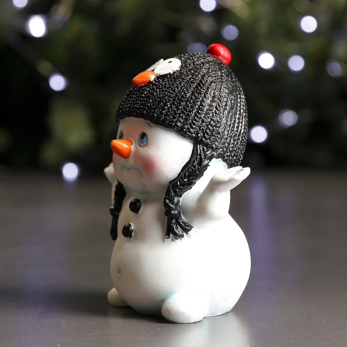 фото Фигура "снеговик - пингвин" 6х9х11см хорошие сувениры