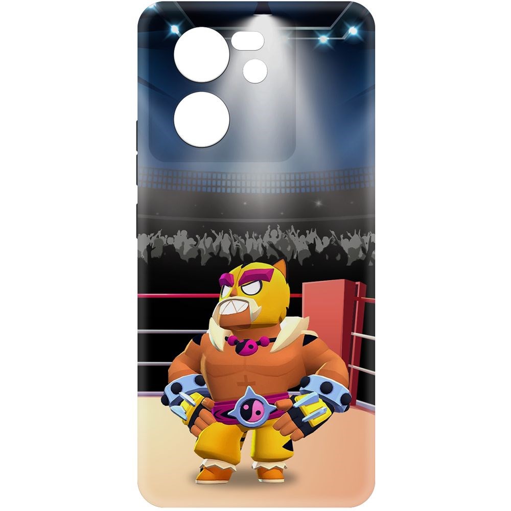 

Чехол-накладка Krutoff Soft Case Brawl Stars - Эль Тигро для Xiaomi 13T Pro черный