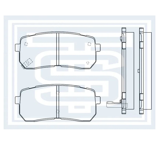 фото Колодки зад.hyundai h1 07=> starke