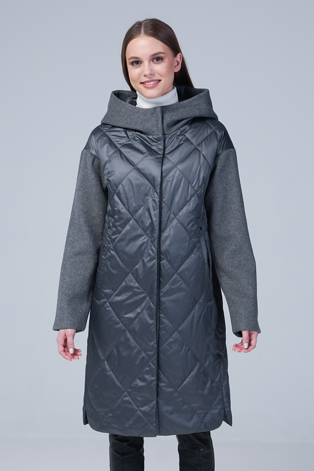 

Куртка женская OHARA CC-21506 серая 50 RU, CC-21506