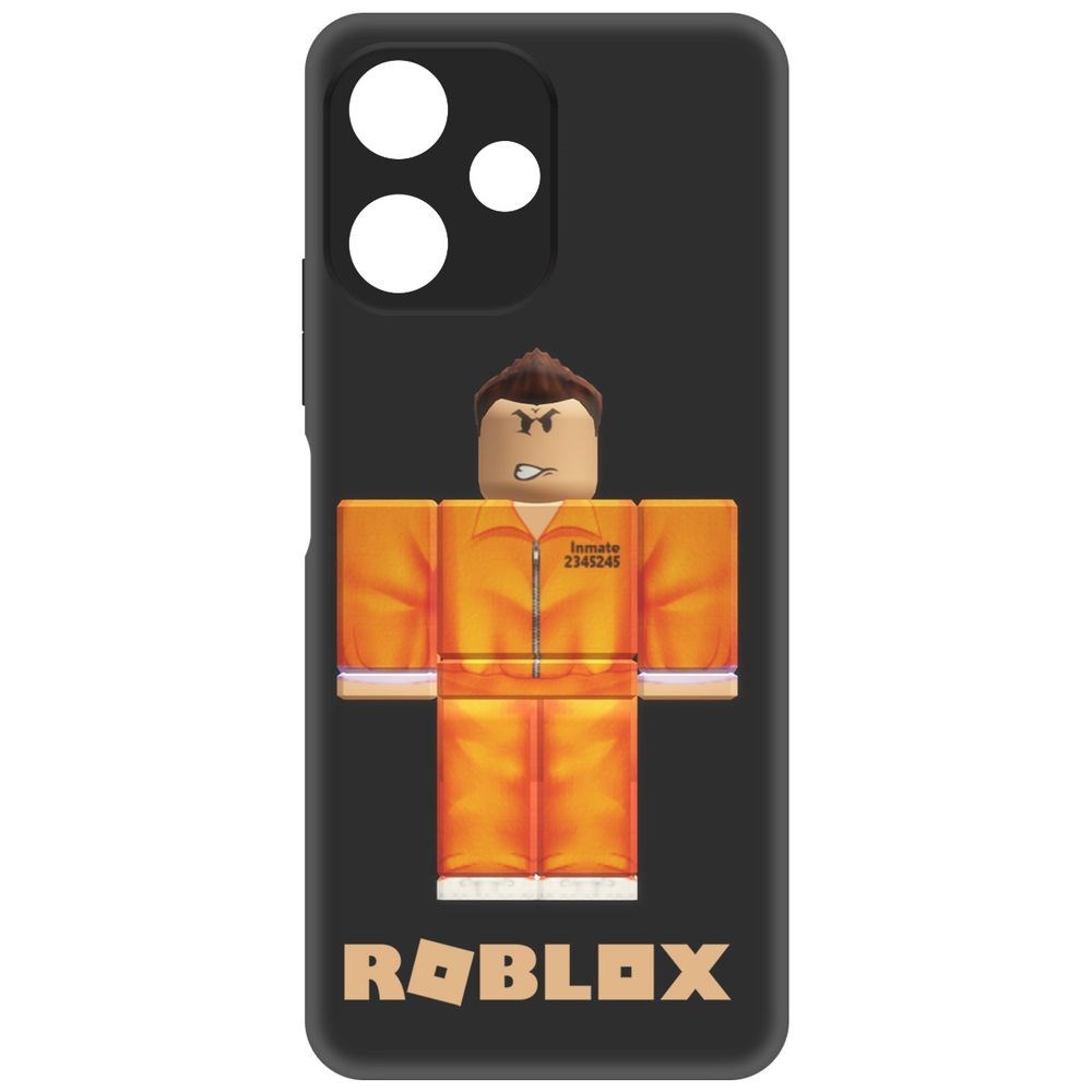 

Чехол-накладка Krutoff Soft Case Roblox-Заключенный для Poco M6 Pro 5G черный
