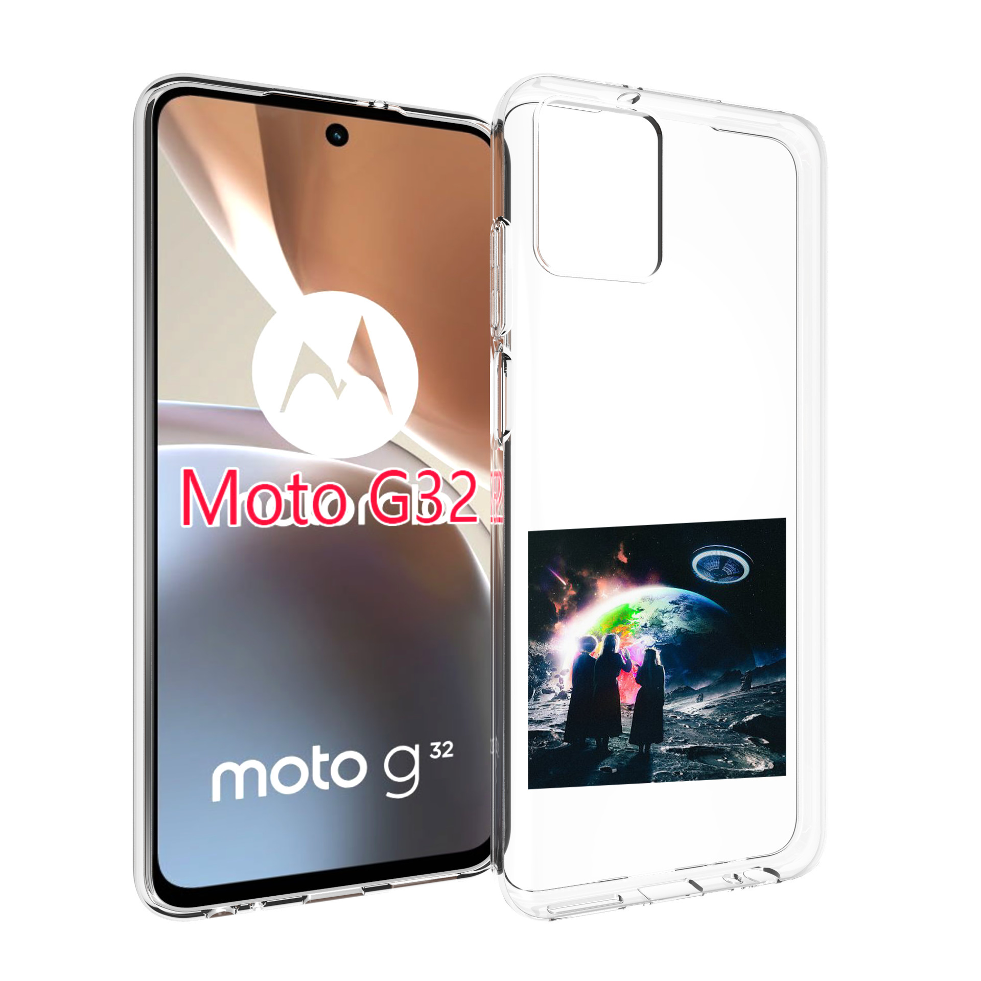 

Чехол MyPads Lil Uzi Vert - Eternal Atake для Motorola Moto G32, Прозрачный, Tocco