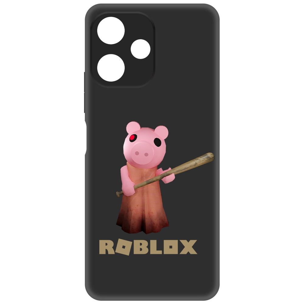 

Чехол-накладка Krutoff Soft Case Roblox-Пигги для Poco M6 Pro 5G черный