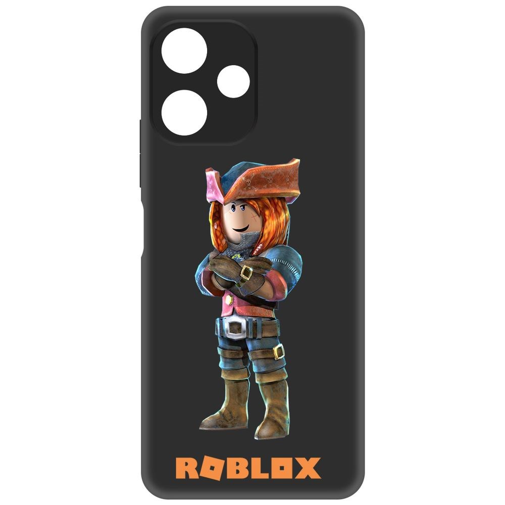 Чехол-накладка Krutoff Soft Case Roblox-Эзебель для Poco M6 Pro 5G черный