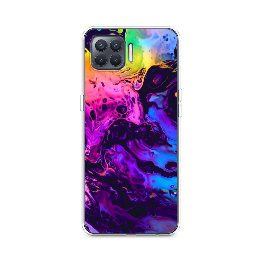 

Силиконовый чехол "ACID fluid" на Oppo A93, Разноцветный, 255350-3