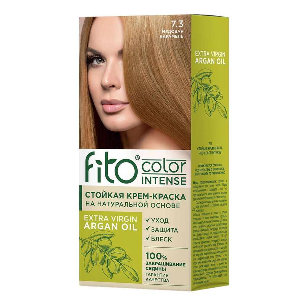 Крем-краска для волос Fito Cosmetic Fito Color Intense 7.3 Медовая карамель 115 мл