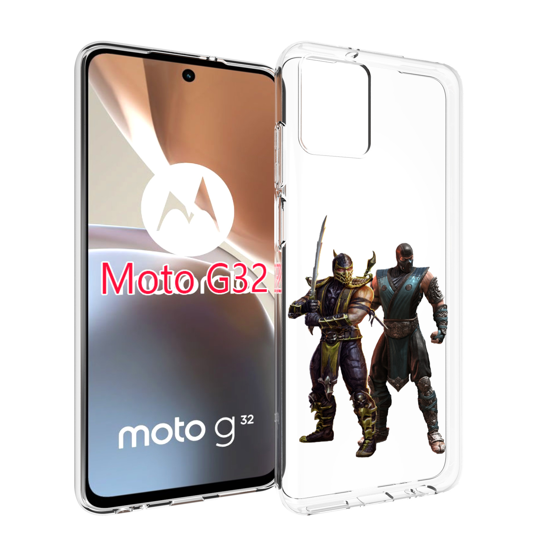 

Чехол MyPads Mortal-Kombat-1 для Motorola Moto G32, Прозрачный, Tocco