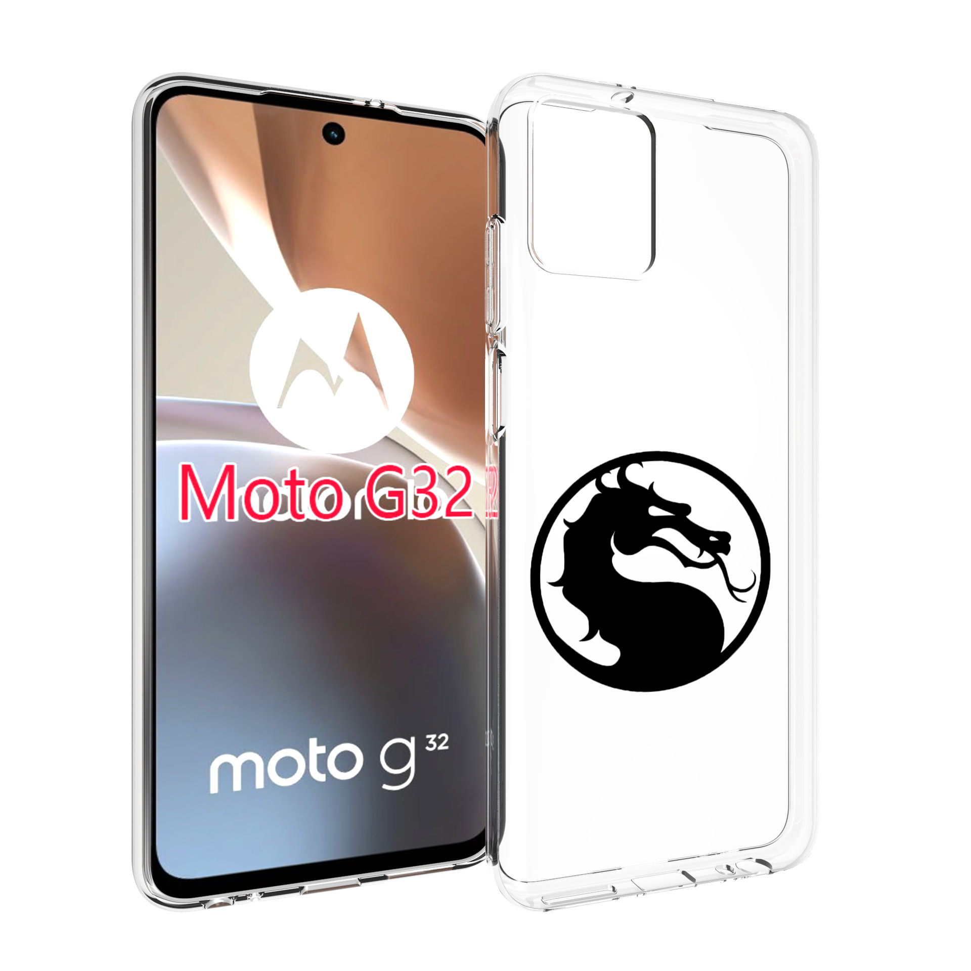 

Чехол MyPads Mortal-Kombat-2 мужской для Motorola Moto G32, Прозрачный, Tocco