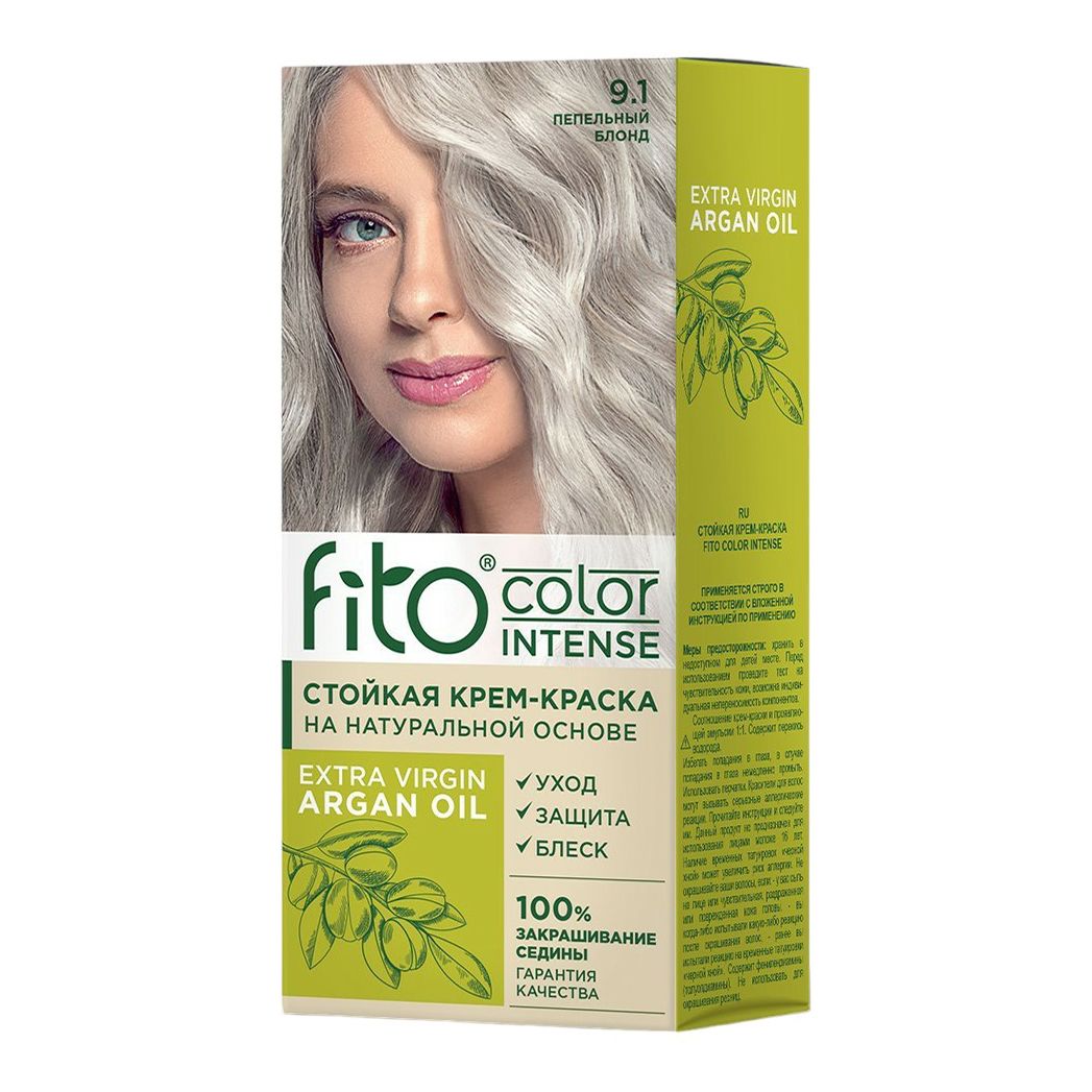 

Крем-краска для волос Fito Cosmetic Fito Color Intense 9.1 Пепельный блонд 115 мл