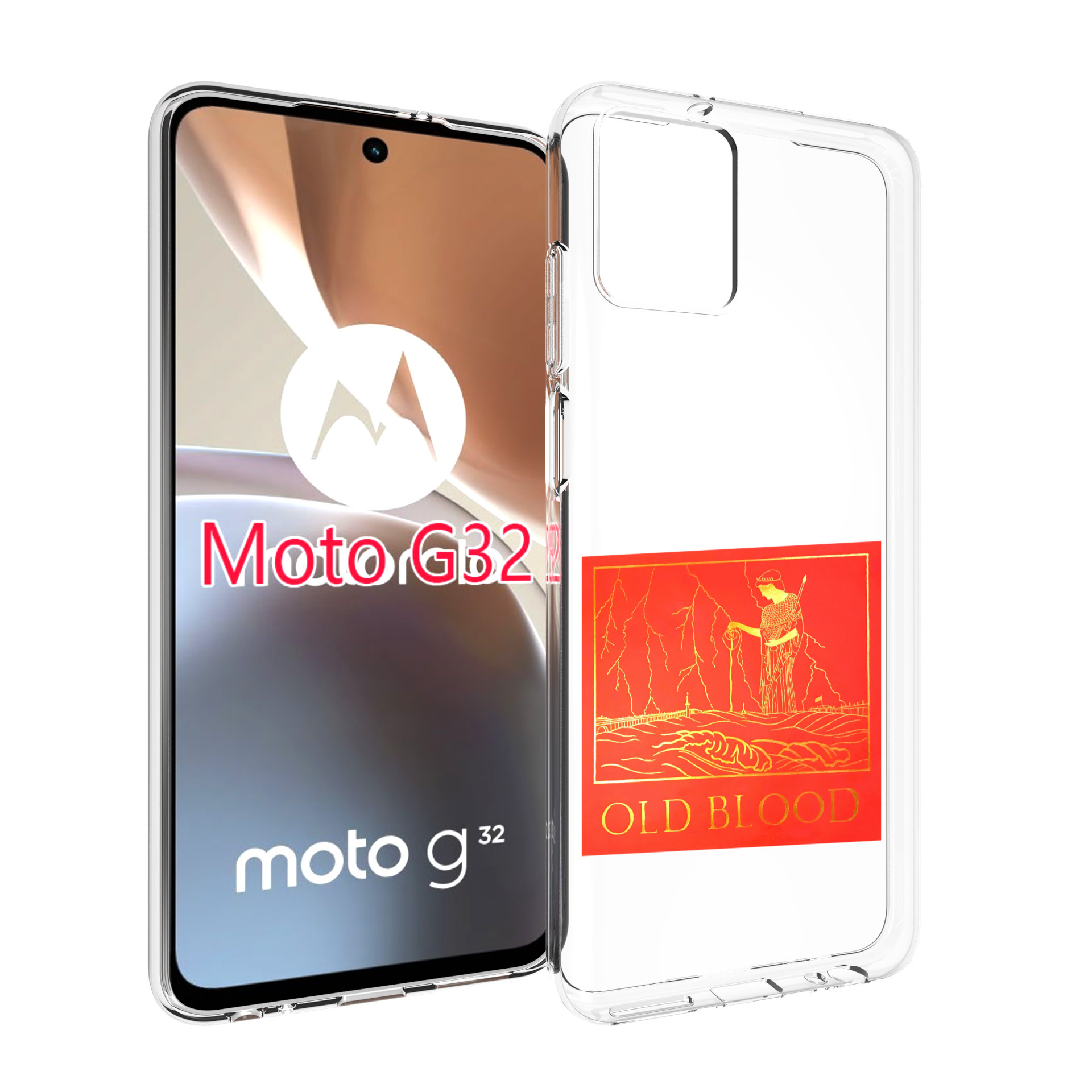 

Чехол MyPads Old Blood Boulevard Depo для Motorola Moto G32, Прозрачный, Tocco