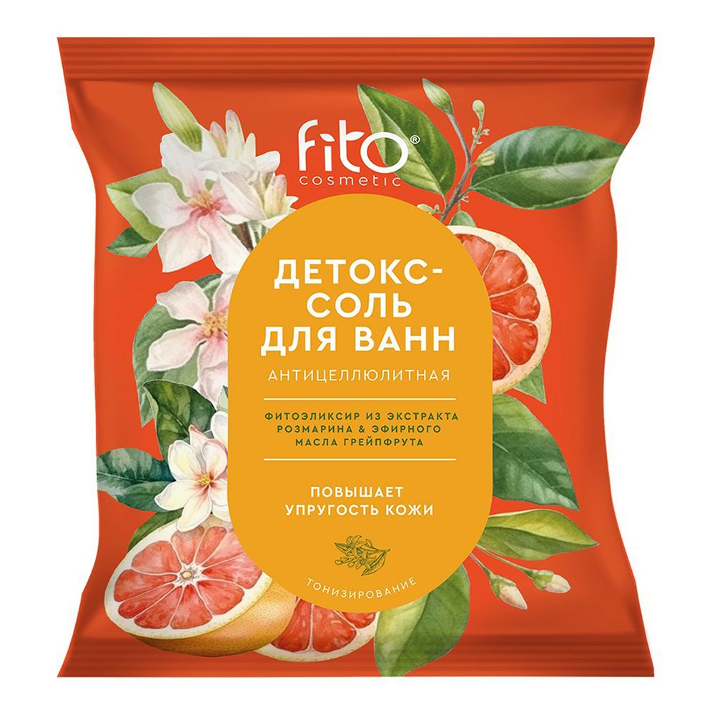 Соль-детокс для ванн Fito Cosmetic Elixirica Антицеллюлитная 500 г