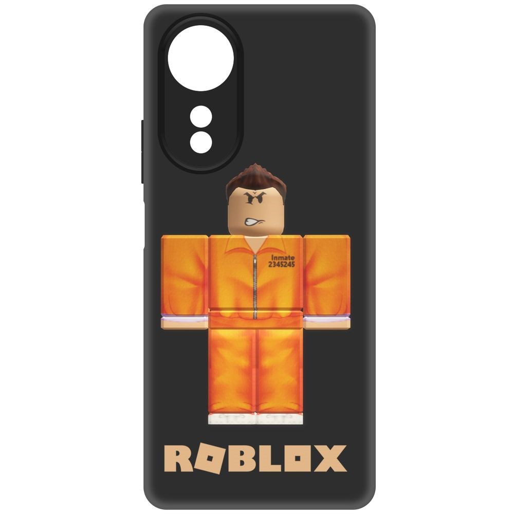 

Чехол-накладка Krutoff Soft Case Roblox-Заключенный для Oppo A58 4G черный