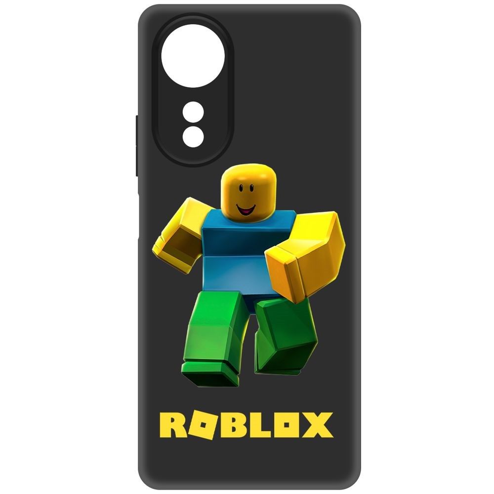 

Чехол-накладка Krutoff Soft Case Roblox-Классический Нуб для Oppo A58 4G черный