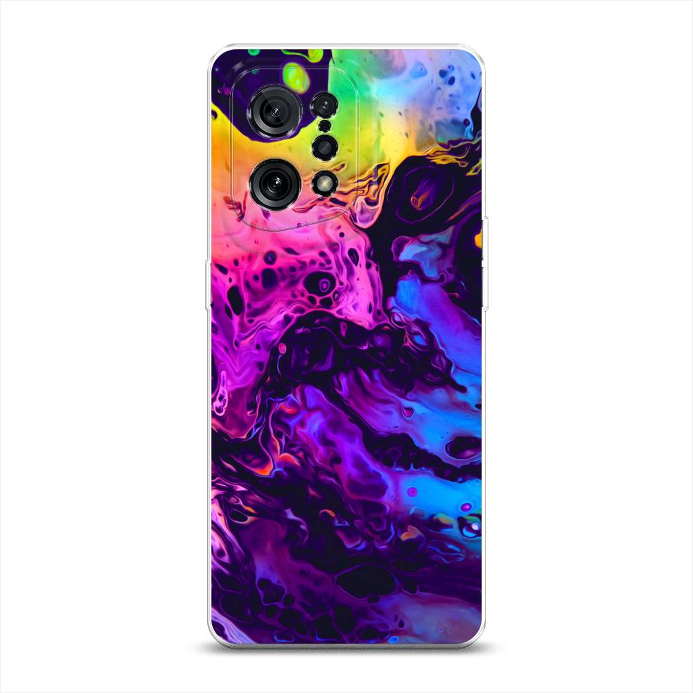 

Силиконовый чехол "ACID fluid" на Oppo Find X5, 259750-3