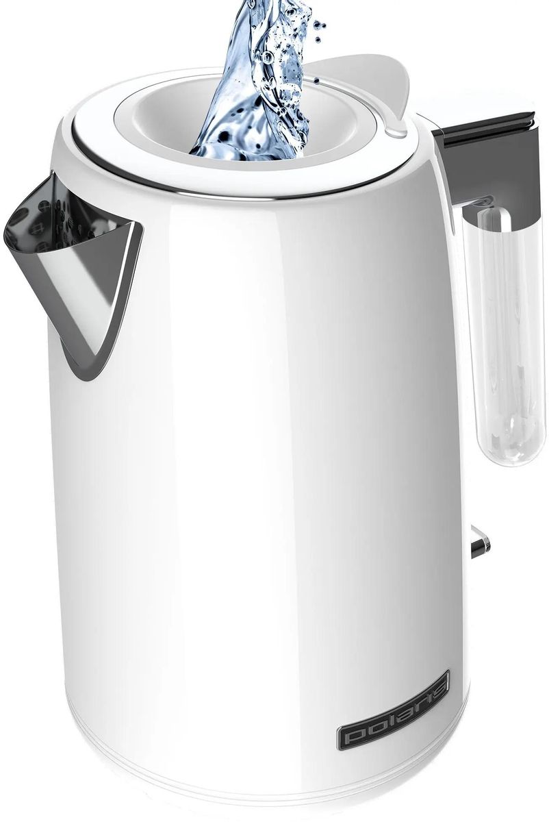 

Чайник электрический Polaris PWK 1746CA Water Way Pro, 2200Вт, белый