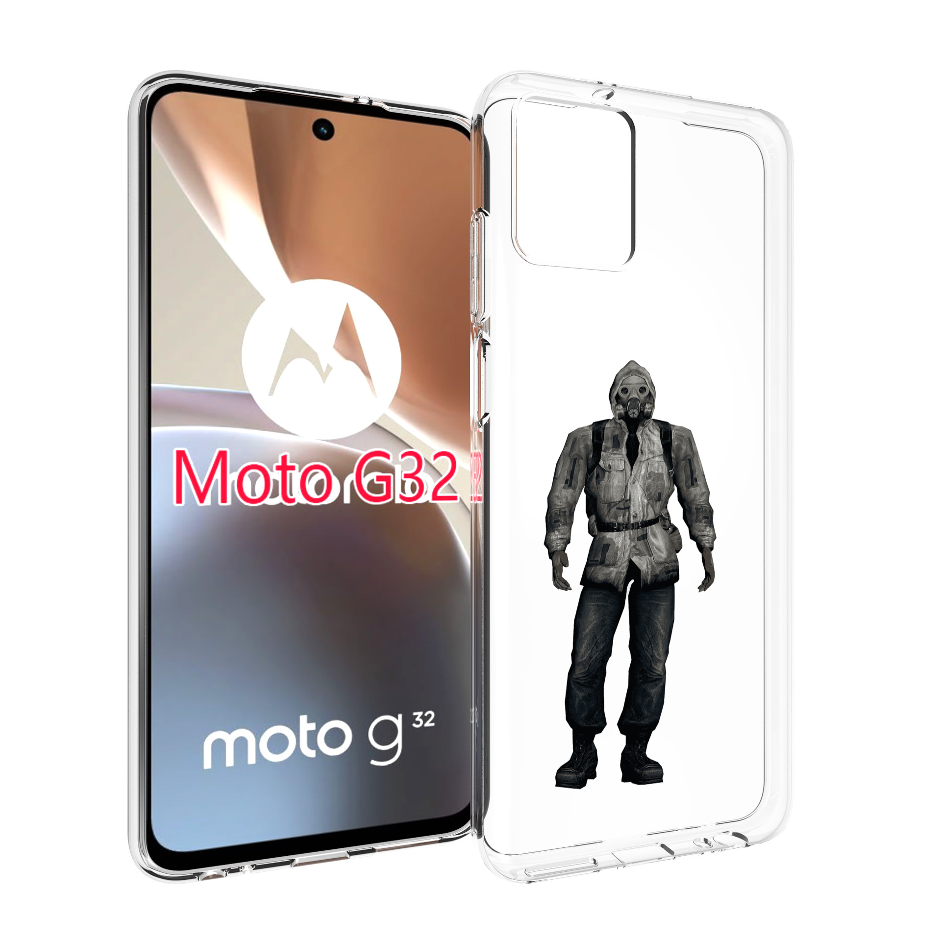 

Чехол MyPads S для Motorola Moto G32, Прозрачный, Tocco