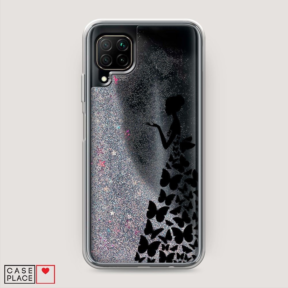 

Чехол Awog на Huawei Nova 7i "Дама в бабочках", Разноцветный, 611891-1
