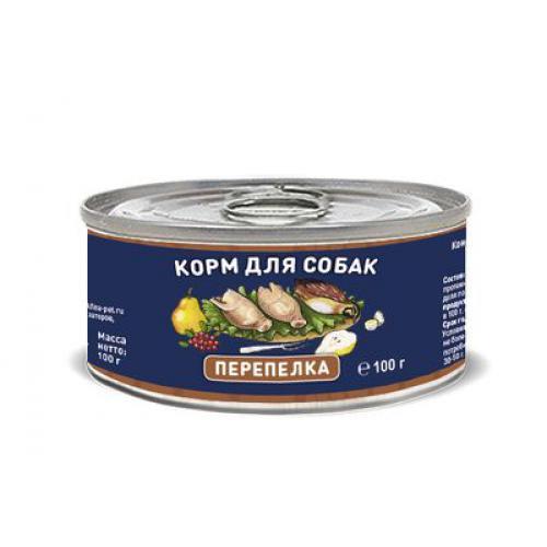 фото Консервированный корм solid natura holistic для собак перепелка 100 г nobrand