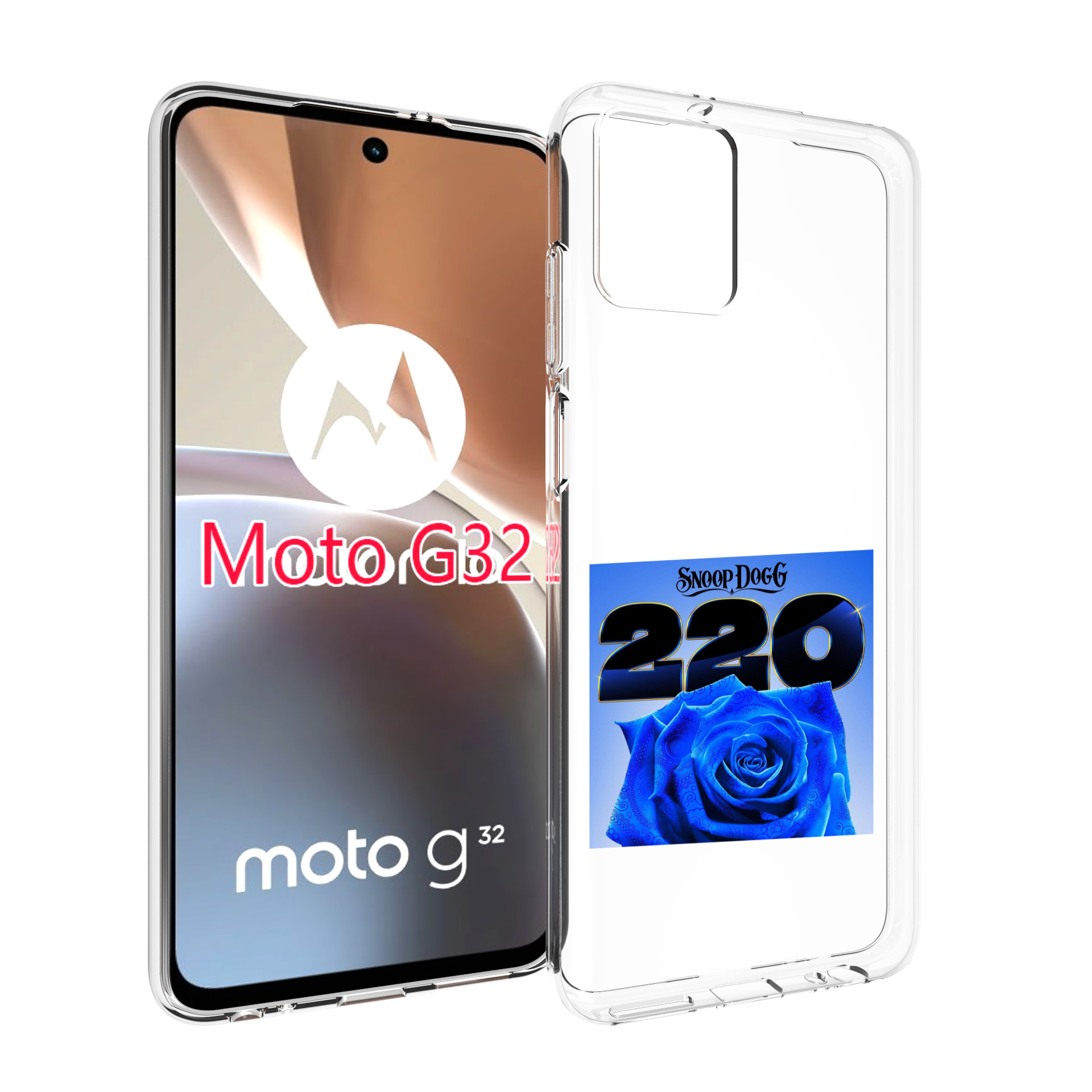 

Чехол MyPads Snoop Dogg 220 для Motorola Moto G32, Прозрачный, Tocco