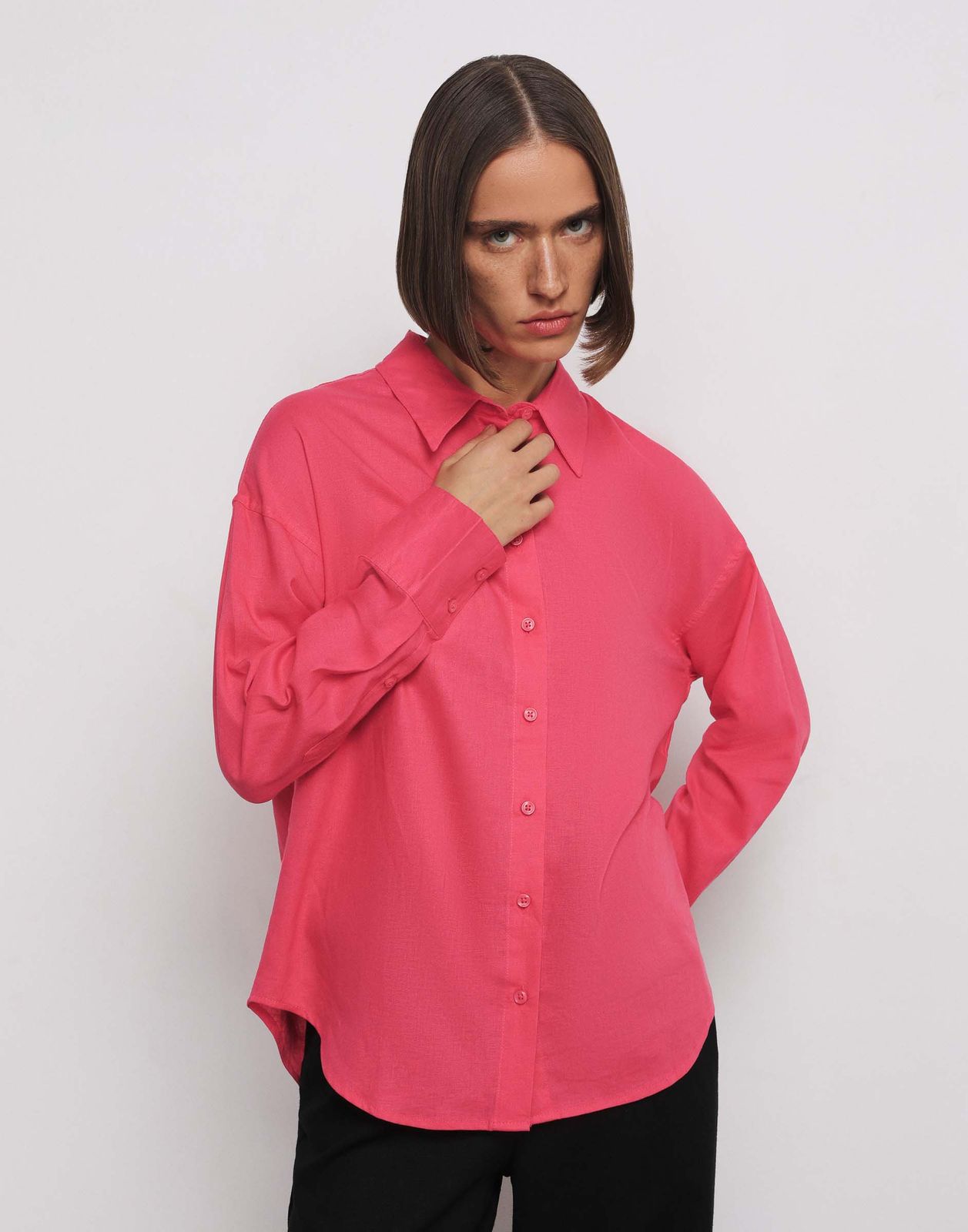

Рубашка женская Gloria Jeans GWT003851 розовый S/170, GWT003851