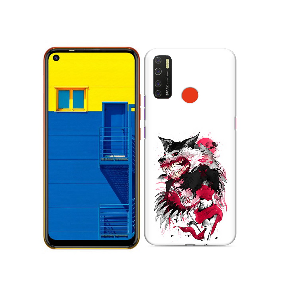 

Чехол MyPads Tocco для Tecno Spark 5 красная шапочка, Tocco