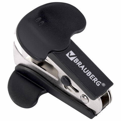 

Антистеплер для скоб № 10 и № 24/6 BRAUBERG Classic с фиксатором черный 222547 (4шт)