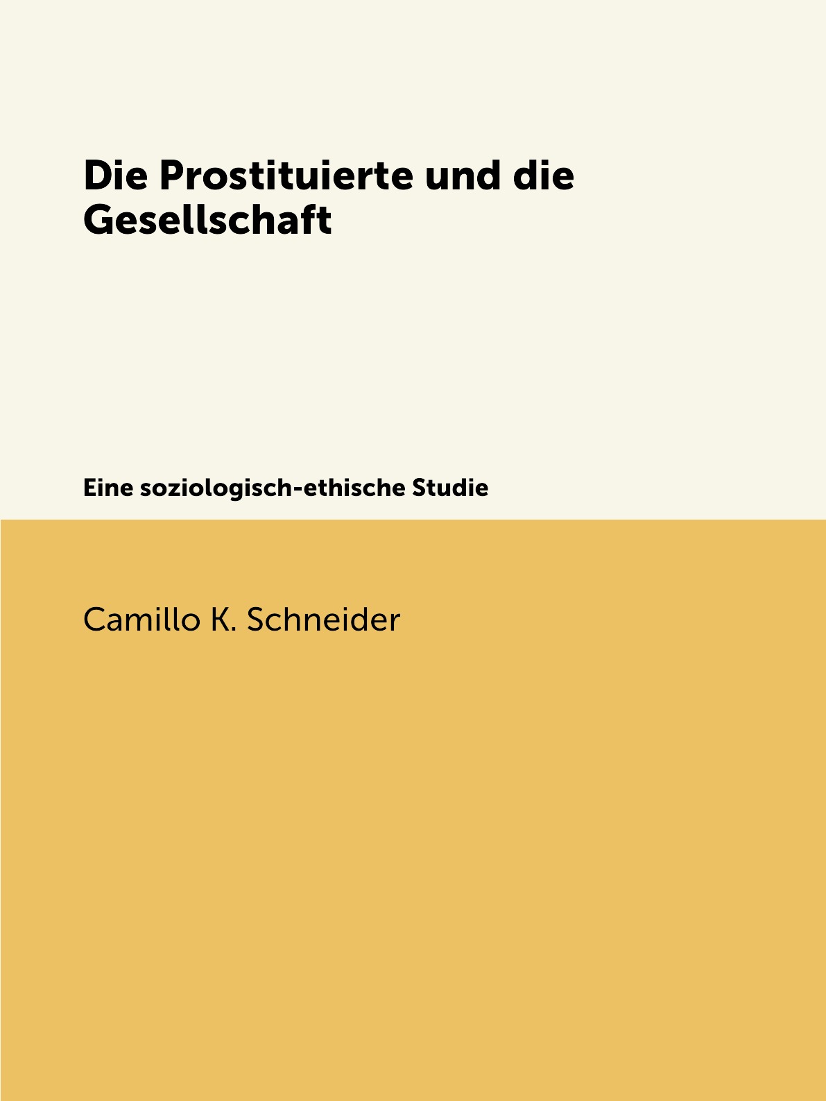 

Die Prostituierte und die Gesellschaft