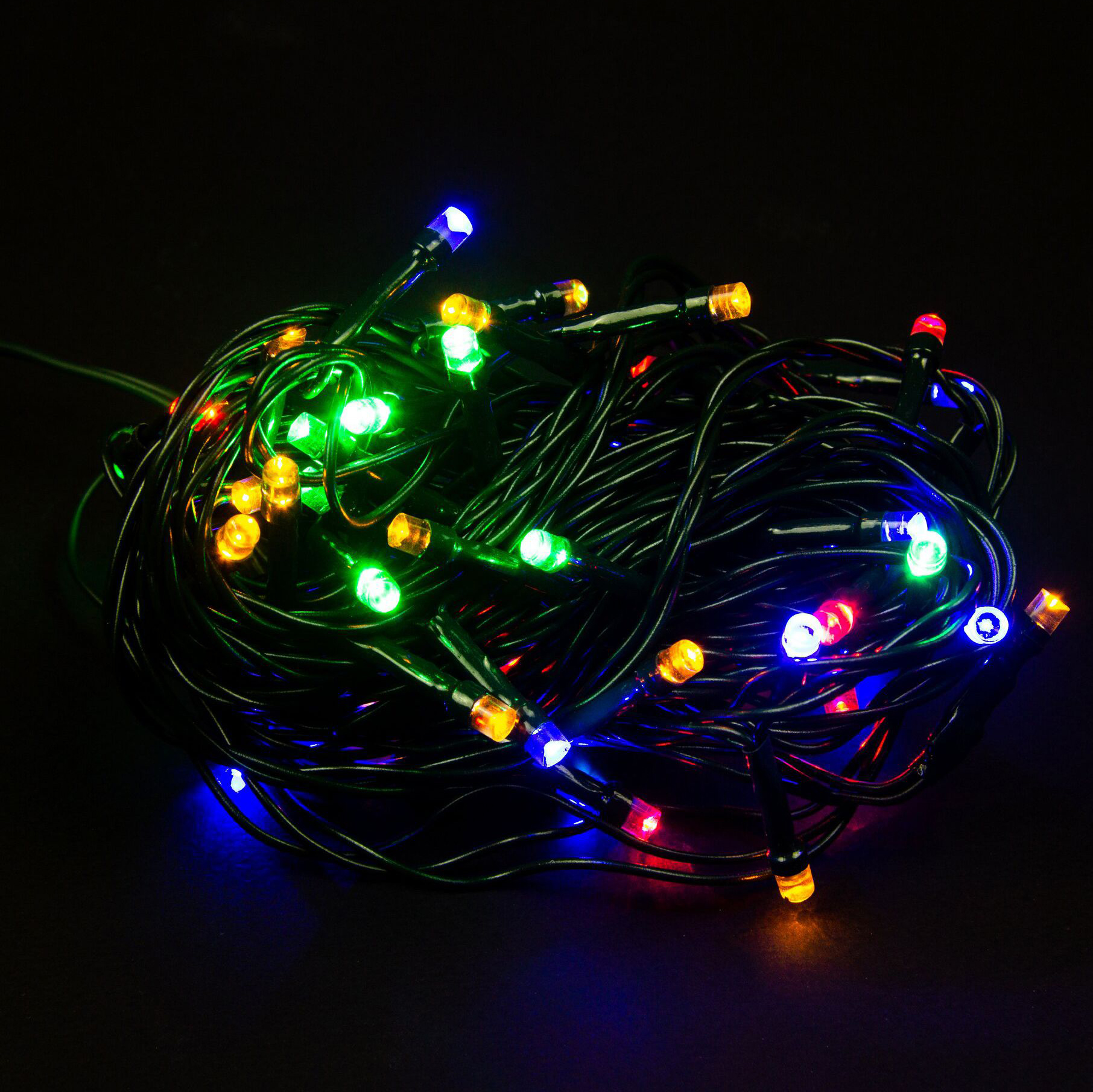 

Гирлянда нить SH LIGHTS 50 LED Вариант №1 мультиколор 5 м