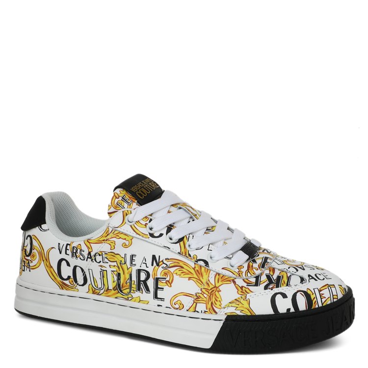 

Кеды мужские Versace Jeans Couture 74YA3SK6 белые 39 EU, Белый, 74YA3SK6