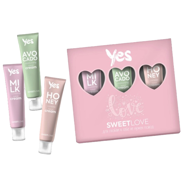 Косметический набор для рук Yes! Sweet Love 3 предмета