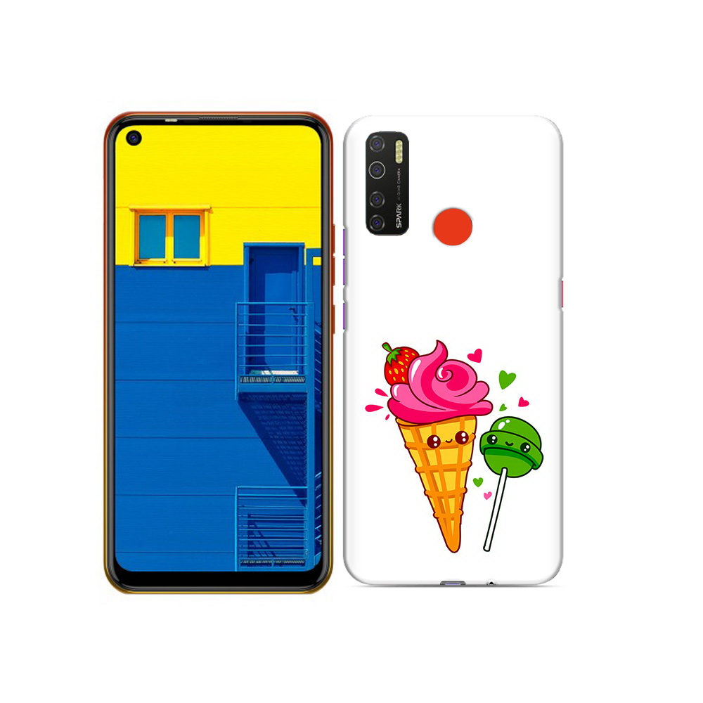 

Чехол MyPads Tocco для Tecno Spark 5 Вкусняшки, Tocco
