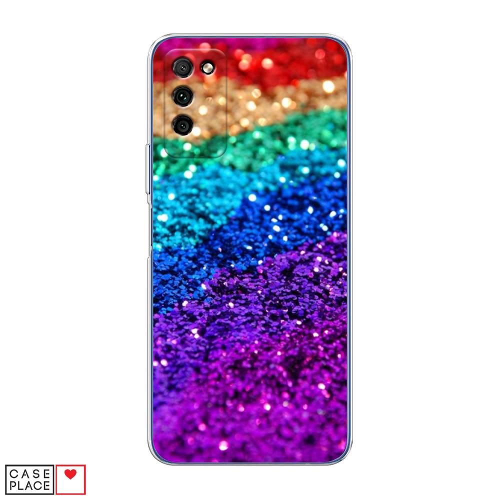 

Чехол Awog "Блестящая радуга рисунок" для Honor 30 Lite