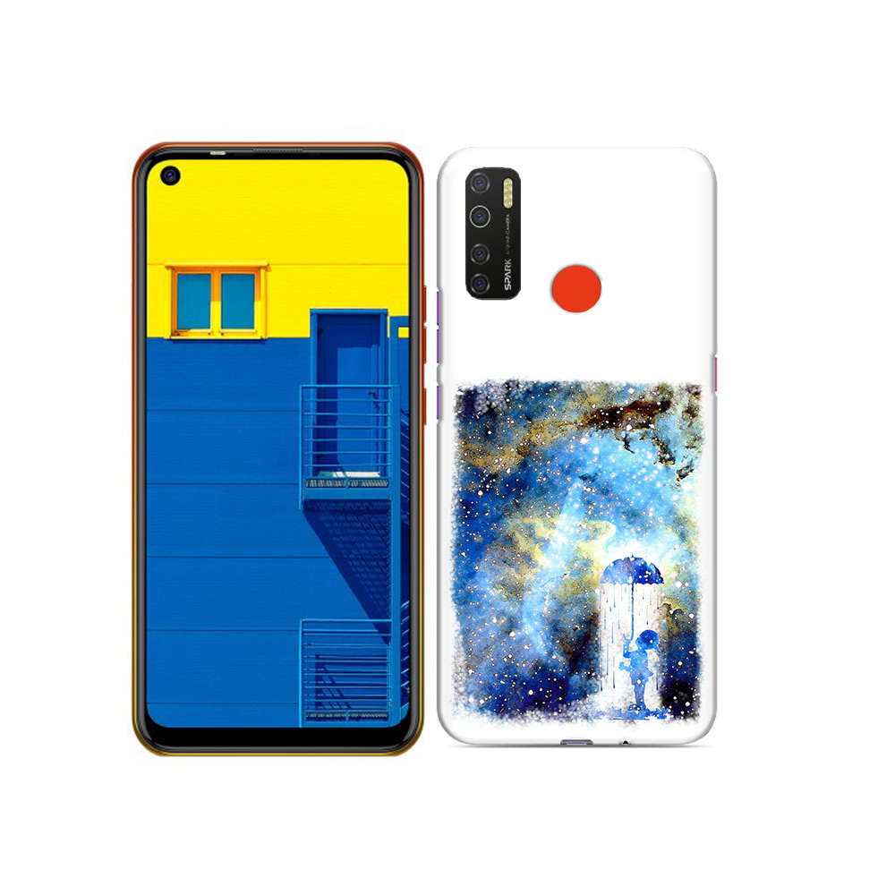 

Чехол MyPads Tocco для Tecno Spark 5 мальчик в небе, Tocco