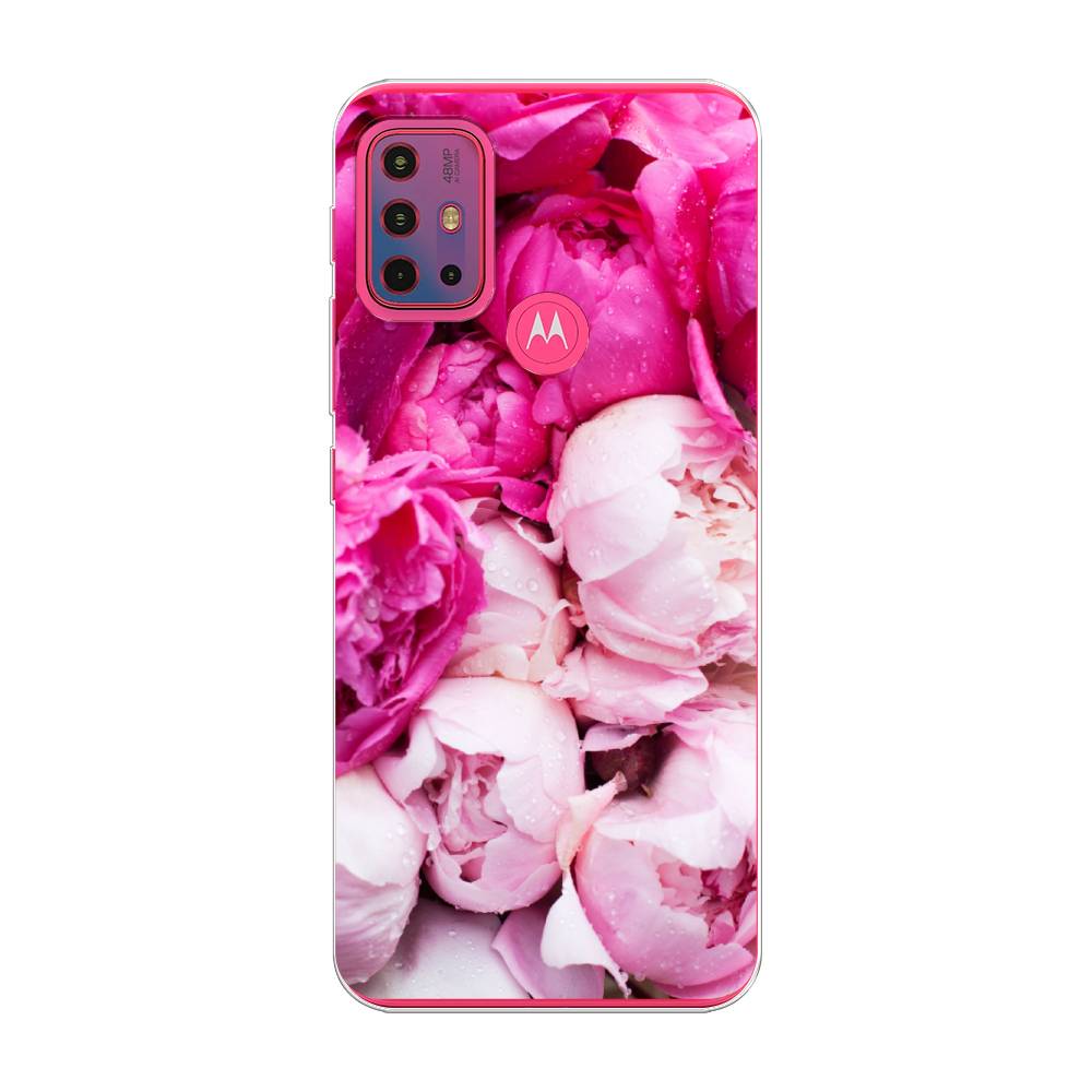 

Чехол Awog на Lenovo K13 Note/Motorola Moto G10/G20/G30 "Пионы розово-белые", Разноцветный, 242250-8