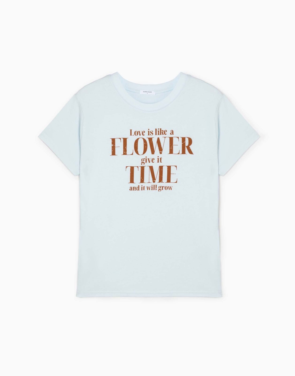 

Футболка женская Gloria Jeans GKT025489 голубой XL/170, GKT025489