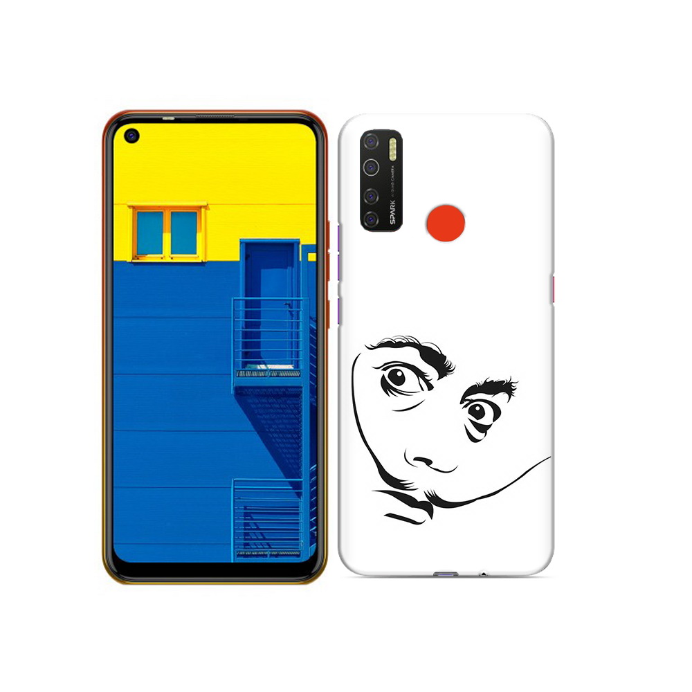 

Чехол MyPads Tocco для Tecno Spark 5 мужчина с длинными усами, Tocco